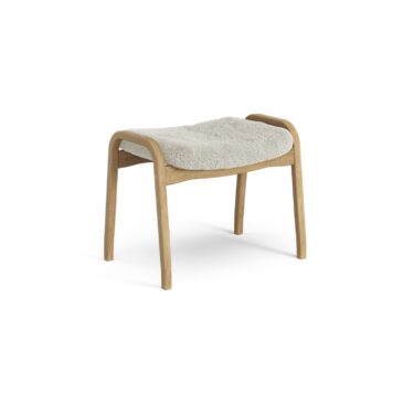 Swedese LAMINO-rahi, beige (moonlight) lampaankarva/öljytty tammi – Designsuosikki