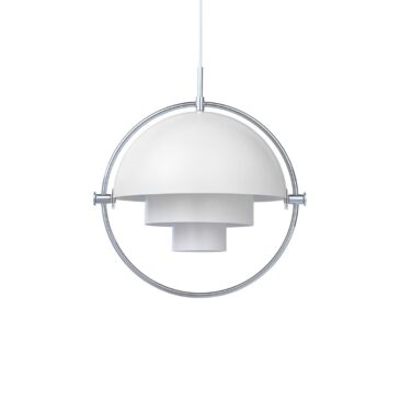 GUBI MULTI-LITE pendant, white/chrome