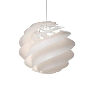 Le Klint SWIRL 3 M -riippuvalaisin, valkoinen