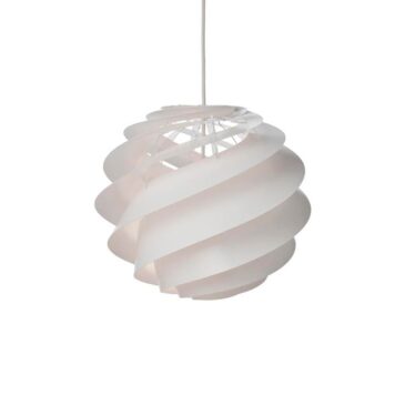 Le Klint SWIRL 3 S -riippuvalaisin, valkoinen