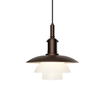 Louis Poulsen PH 3/3 pendant, aged brass