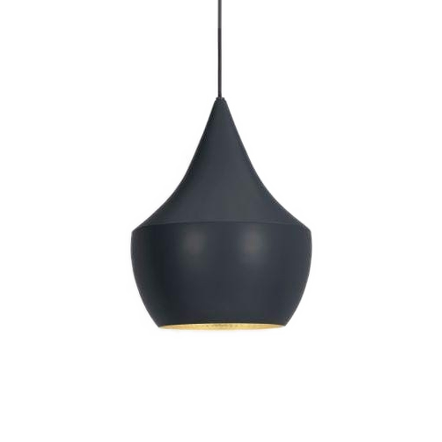 Tom Dixon BEAT FAT -riippuvalaisin, musta metalli/messinki – Designsuosikki