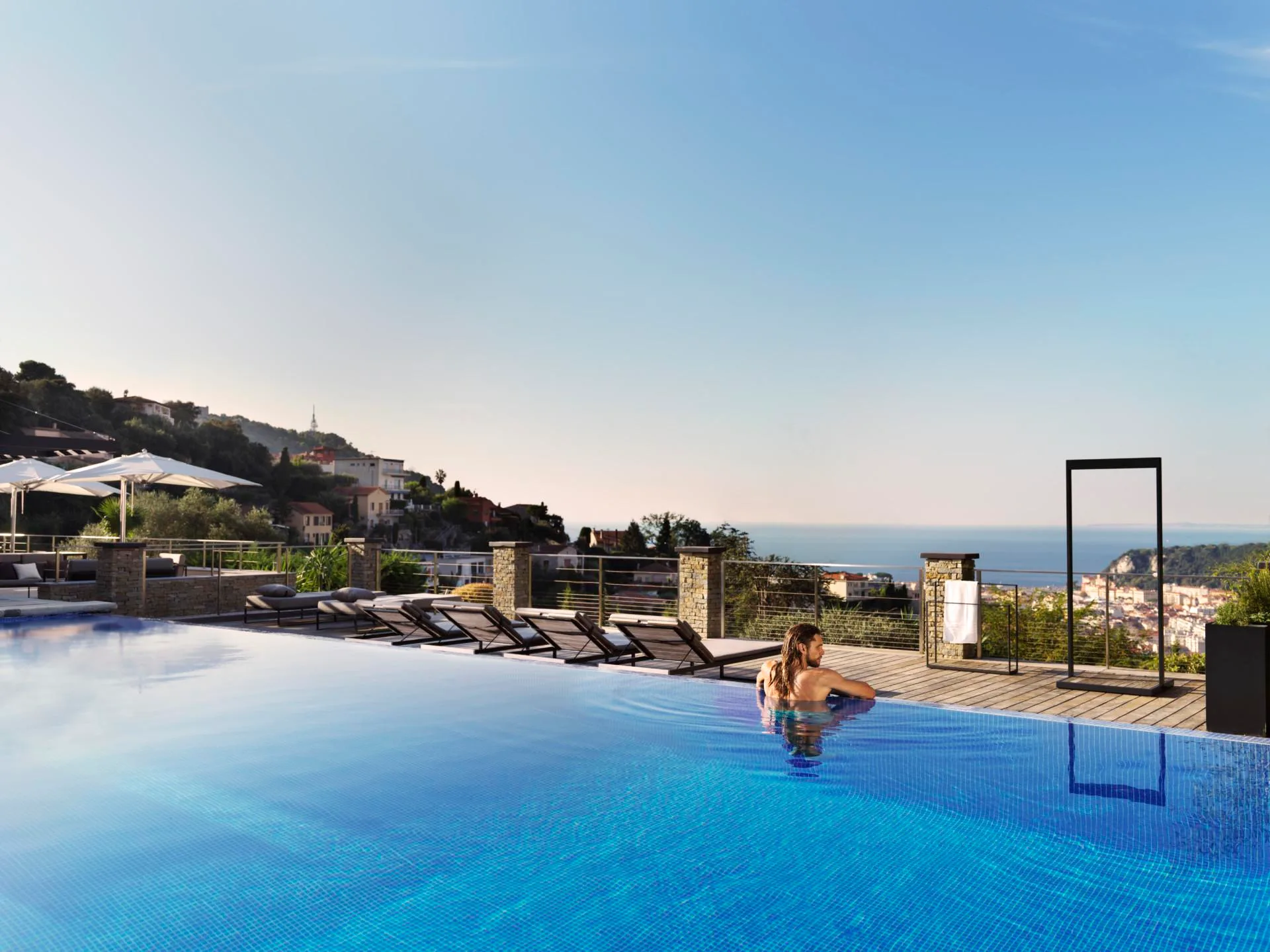 Röshults GARDEN -lounger's cushion, dark taupe - Image 4