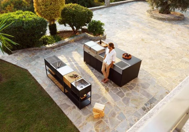 Röshults OPEN KITCHEN -gas grill module, stainless steel - Image 2