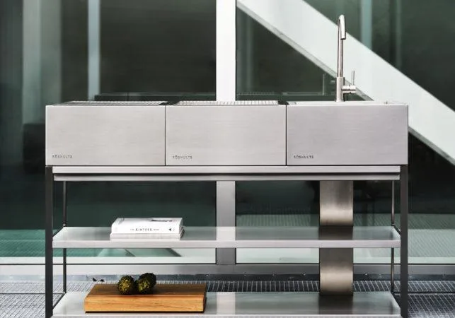 Röshults OPEN KITCHEN -charcoal grill module, stainless steel - Image 4