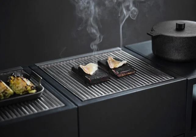 Röshults OPEN KITCHEN -charcoal grill module, stainless steel - Image 2