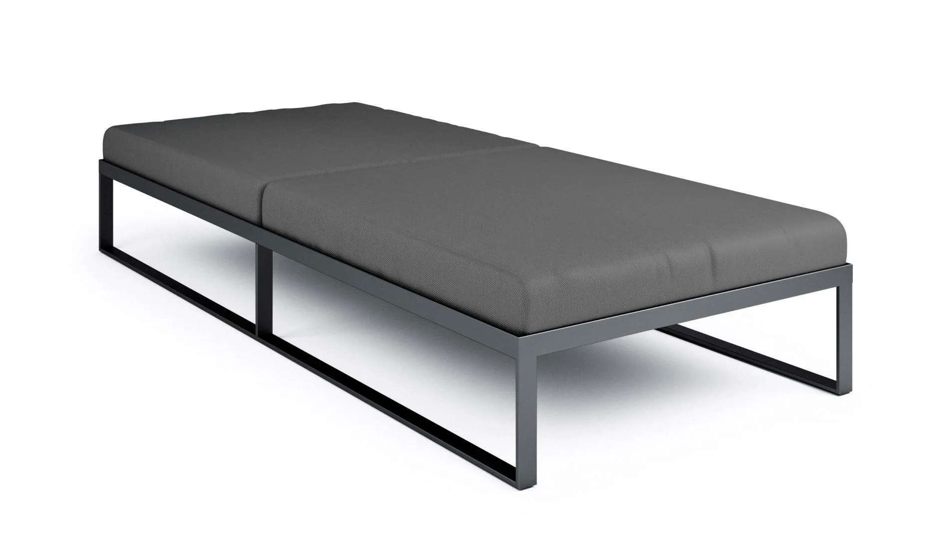 Röshults GARDEN EASY -daybed, dark taupe