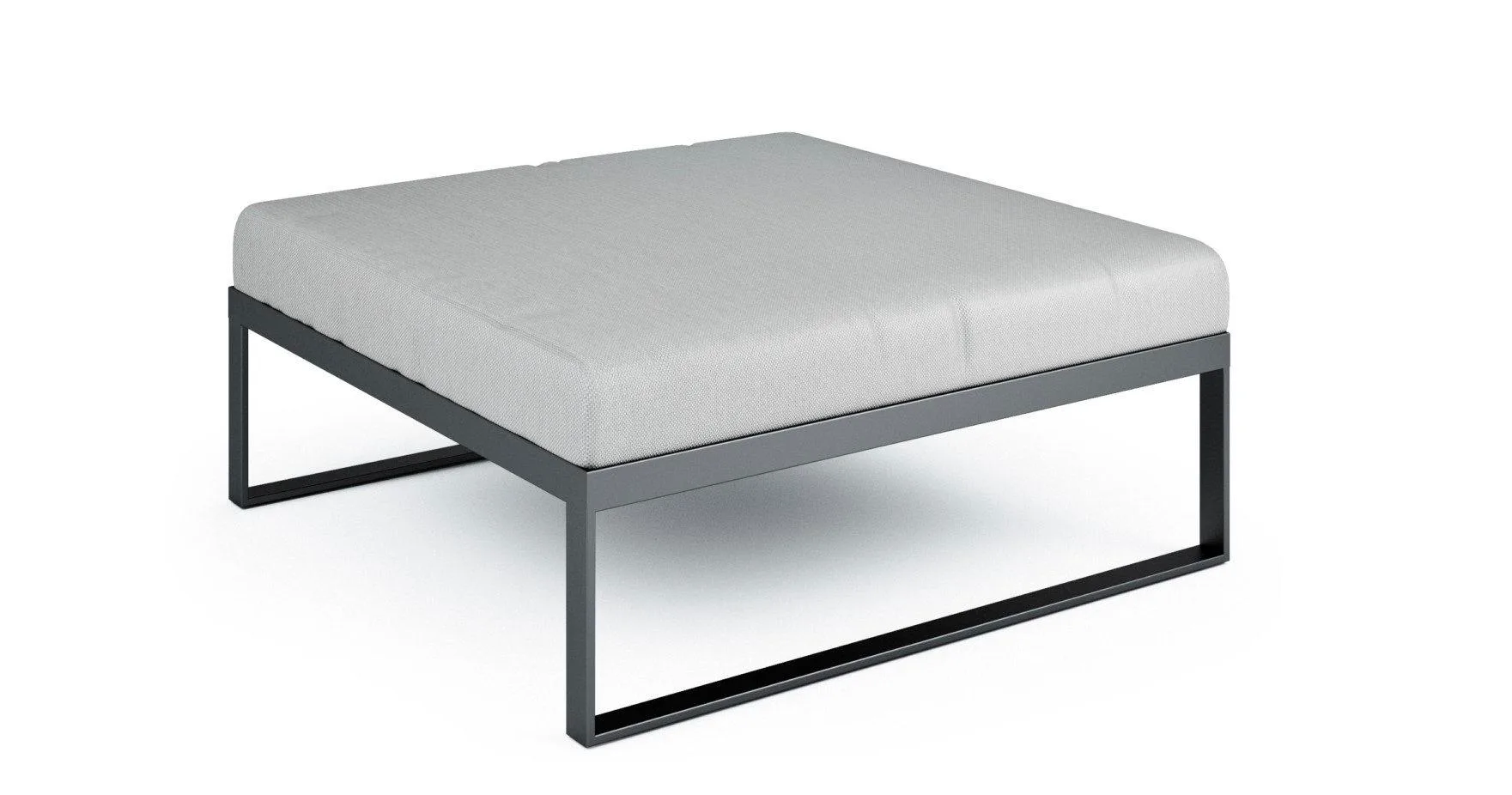 Röshults GARDEN EASY -pouf, grey