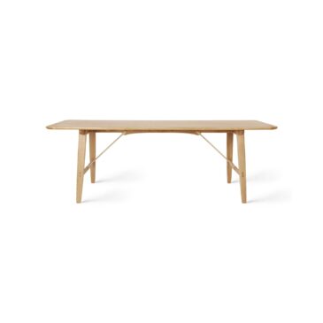 Carl Hansen & Søn BM1160-ruokapöytä, öljytty tammi/messinki – Designsuosikki