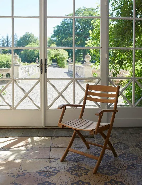 Fritz Hansen SELANDIA -armchair with cushion, dark blue - Image 3