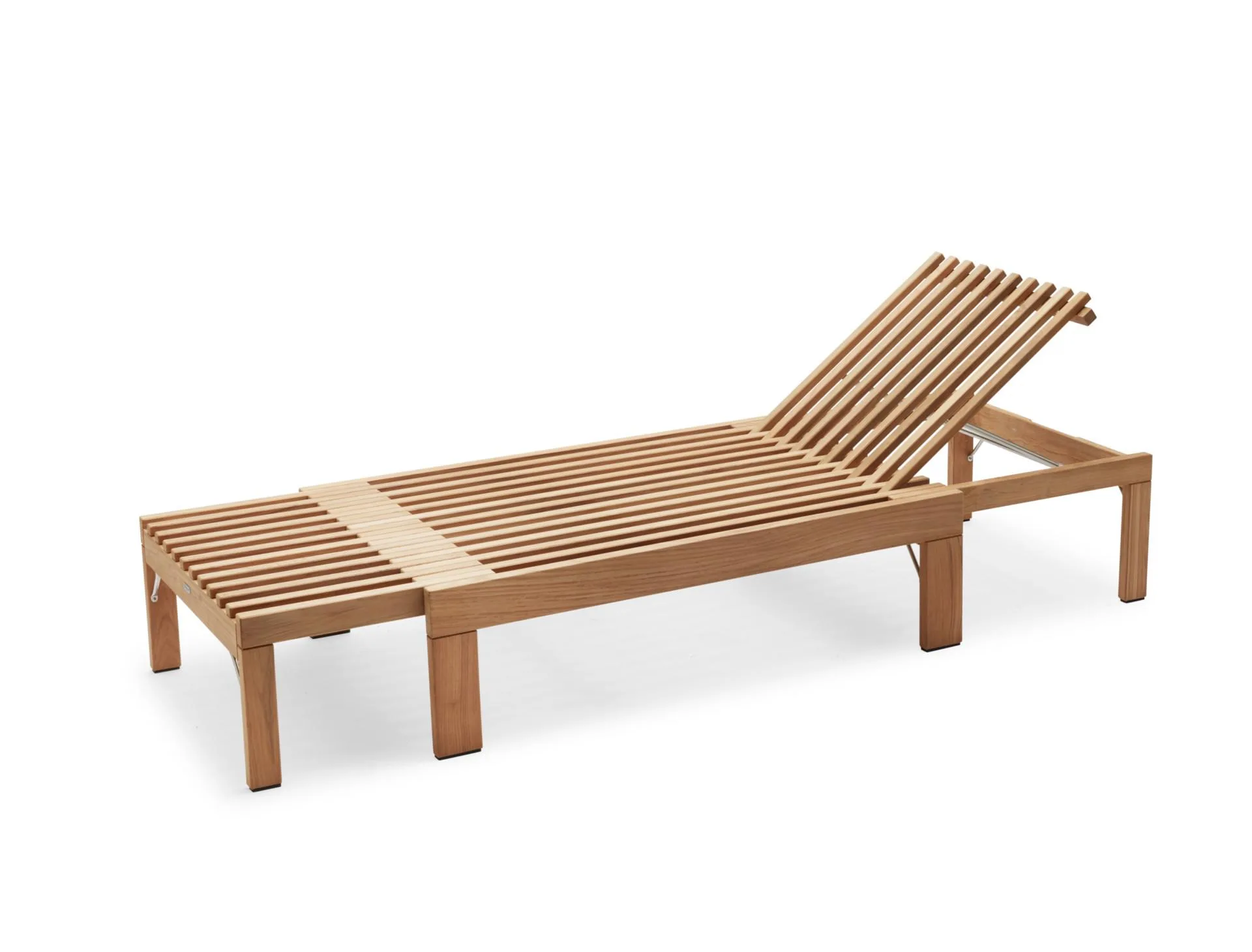 Fritz Hansen RIVIERA -sunbed with cushion, white - Image 2
