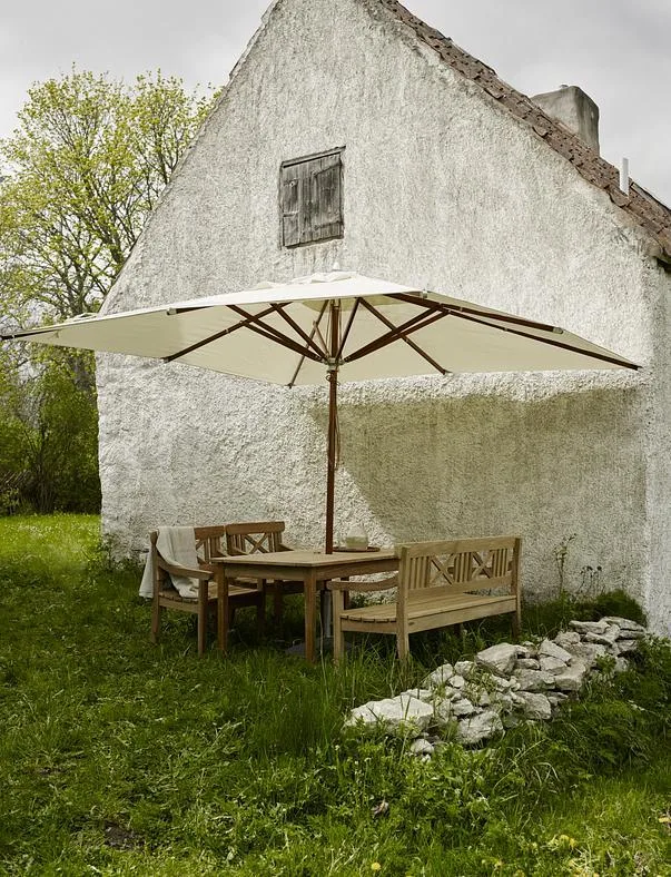 Fritz Hansen ATLANTIS -sunshade 330x330 cm, white - Image 3