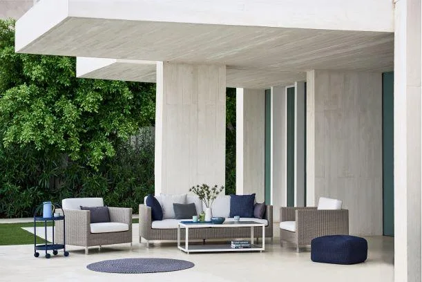 Cane-line CONNECT -divaanisohva, taupe/valkoinen - Image 2