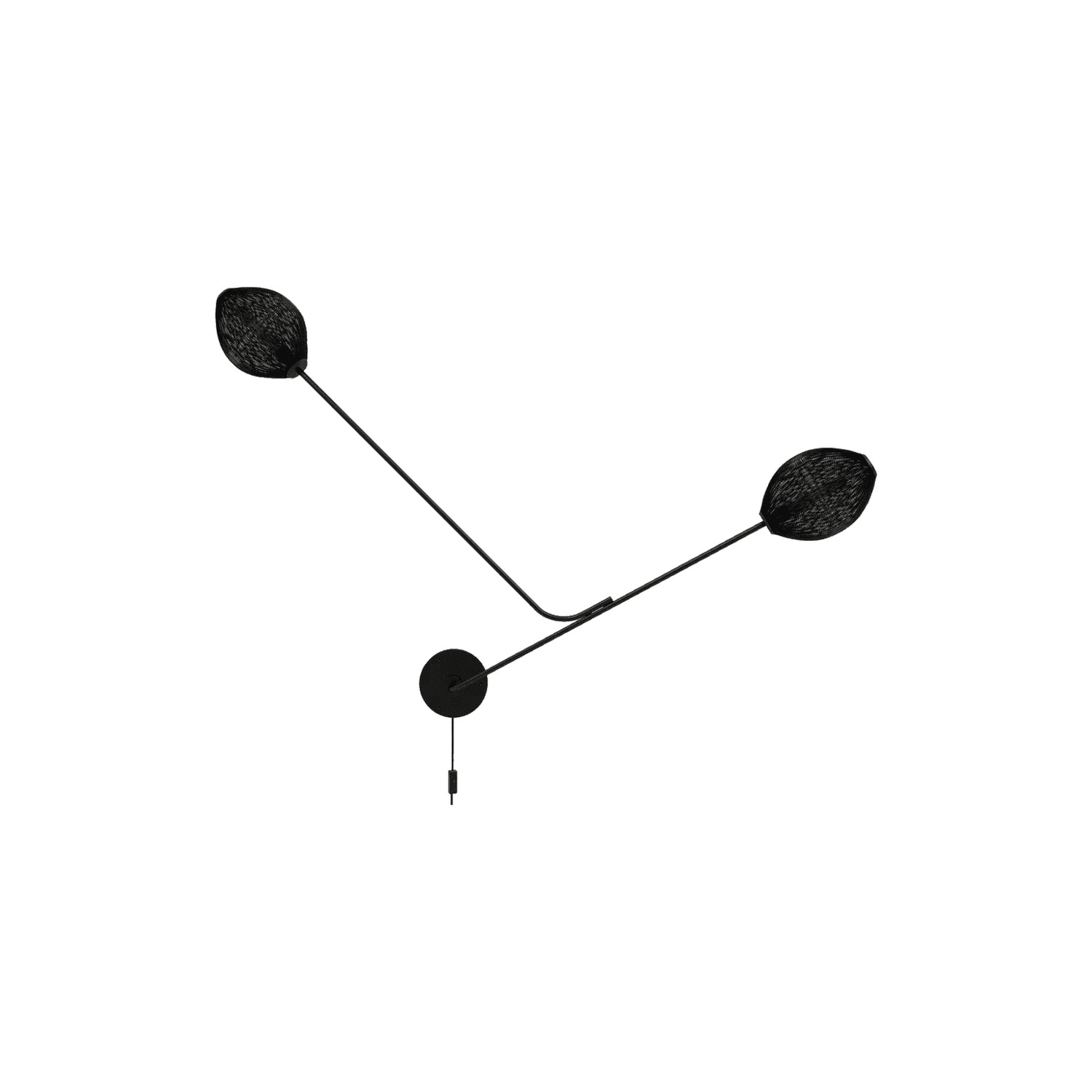 GUBI SATELLITE wall lamp, black