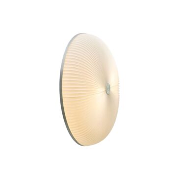Le Klint LAMELLA, seinä-/kattovalaisin, Ø50 cm, valkoinen/alumiini