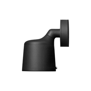 Vipp 551 Outdoor wall spot, black
