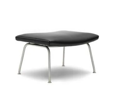 Carl Hansen CH446 -footstool, black leather