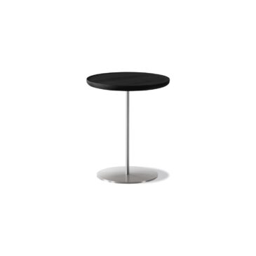 Fredericia PAL -side table Ø 37,5 cm, black oak / stainless steel