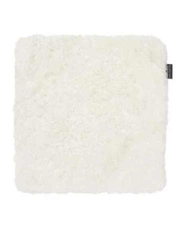 Skinnwille CURLY -istuinpäällinen, 40x40 cm, valkoinen