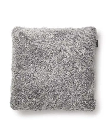 Skinnwille CURLY -tyynynpäällinen, 45x45 cm, hopeanharmaa