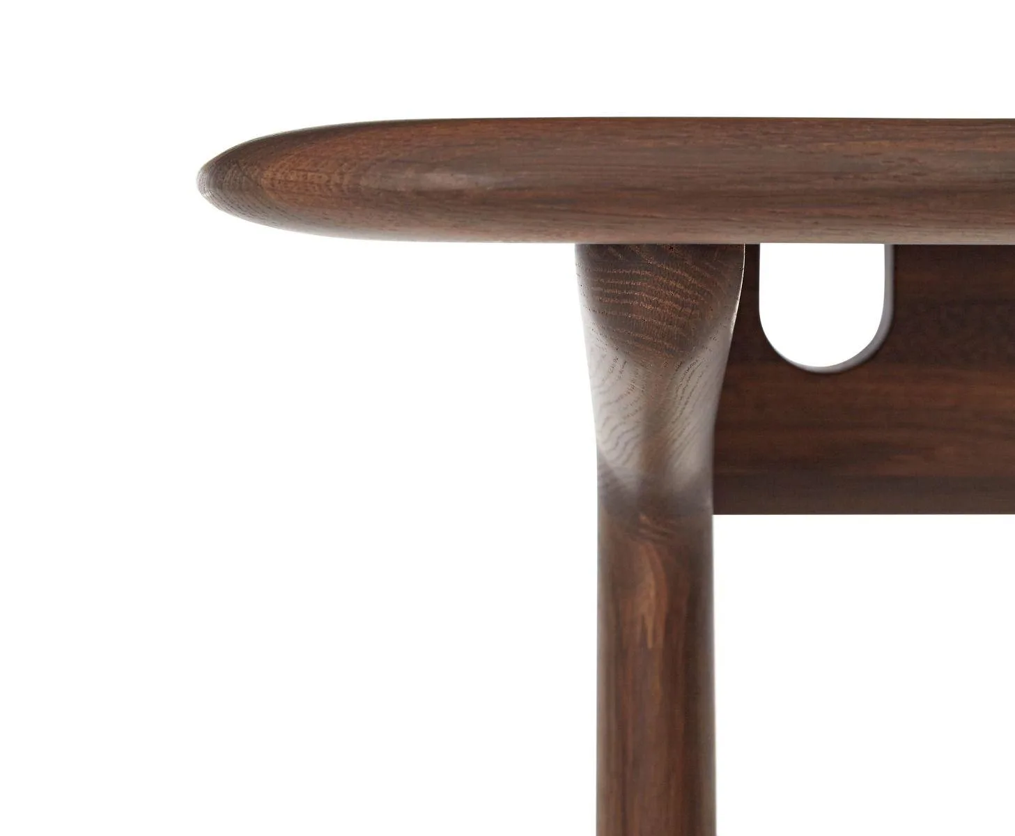 Tom Dixon SLAB desk, smoked oak - Image 3