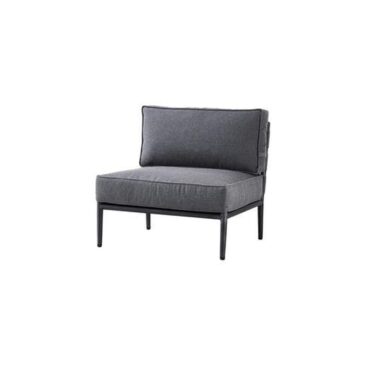 Cane-line CONIC single seater, dark grey