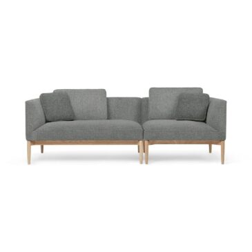 Carl Hansen EMBRACE -sofa, oiled oak / grey