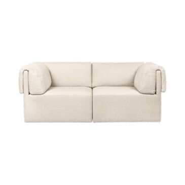 GUBI WONDER sofa, 2 seater, white