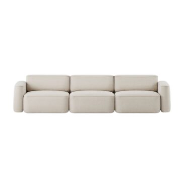 Massproductions PATCH 3-seater sofa