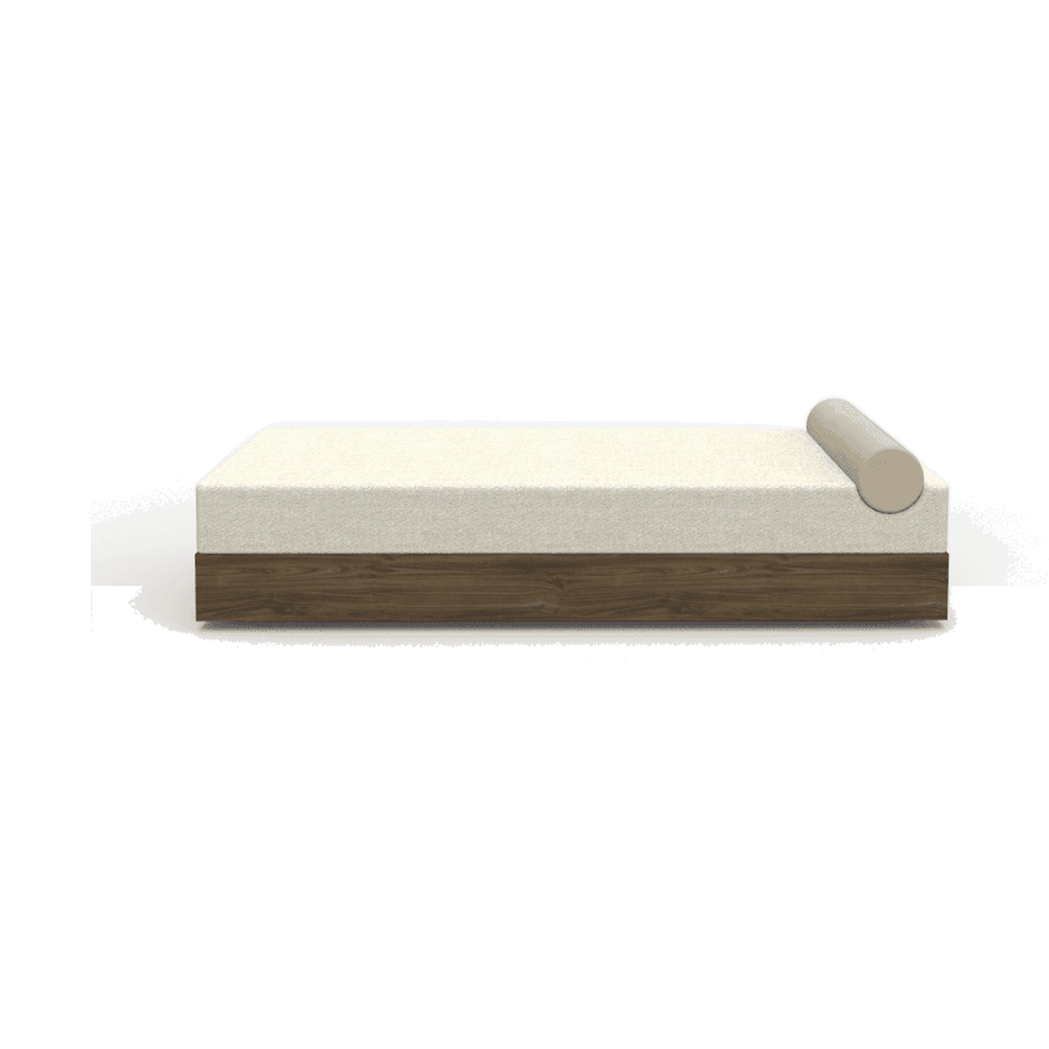 New Works MASS -daybed, luonnonvalkoinen/pähkinä
