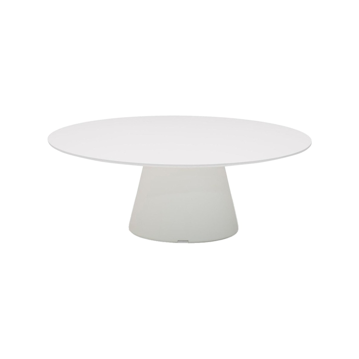 Andreu World REVERSE OCCASIONAL -coffee table, Ø100 cm, white ME22610