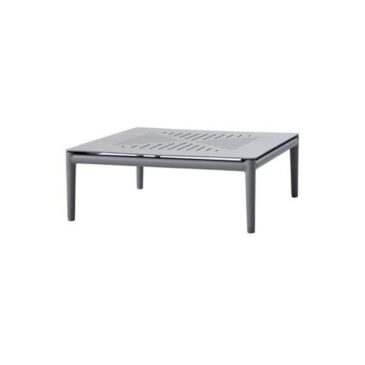 Cane-line CONIC coffee table, light grey