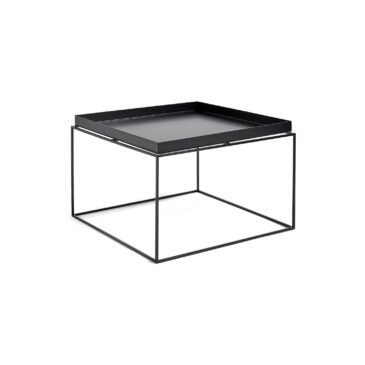 HAY TRAY-sohvapöytä 60x60cm, musta metalli – Designsuosikki