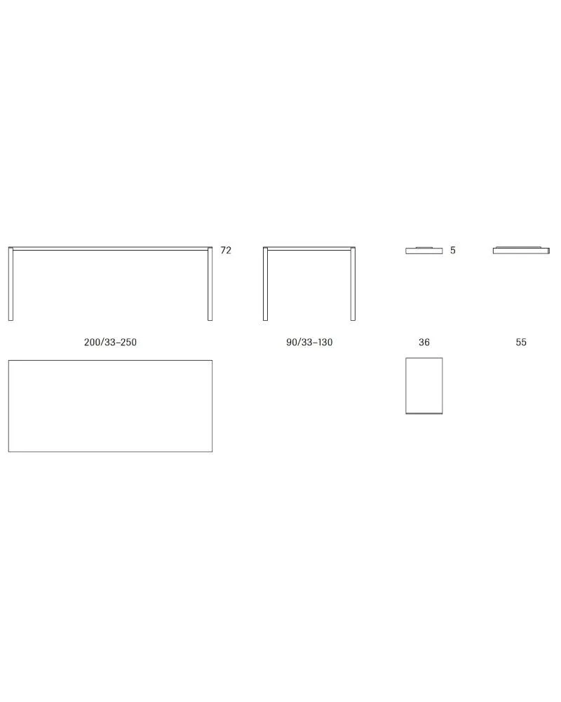 Swedese BESPOKE table, 200x90 cm, oak - Image 6