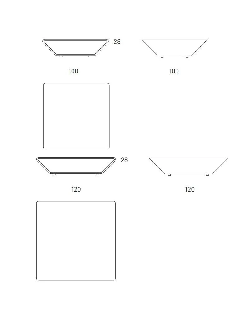 Swedese BRASILIA -sohvapöytä 120x120 cm, tammi - Image 3
