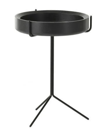 Swedese DRUM -pöytä, musta, 56 cm