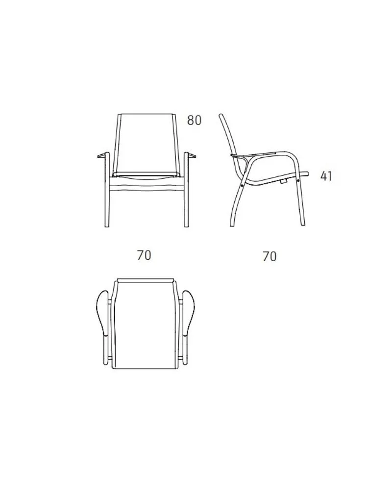 Swedese LAMINETT-nojatuoli - Image 2