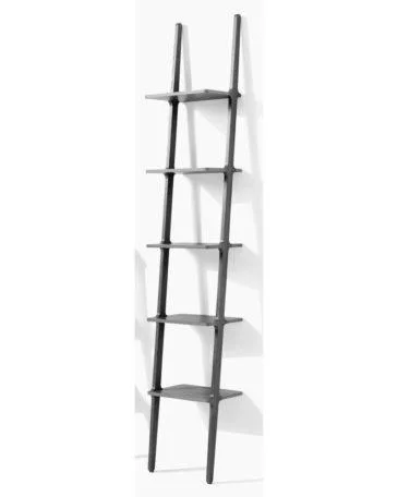 Swedese LIBRI -hylly, 5 hyllyä, musta