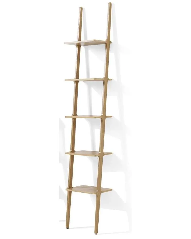 Swedese LIBRI -hylly, 5 hyllyä, tammi