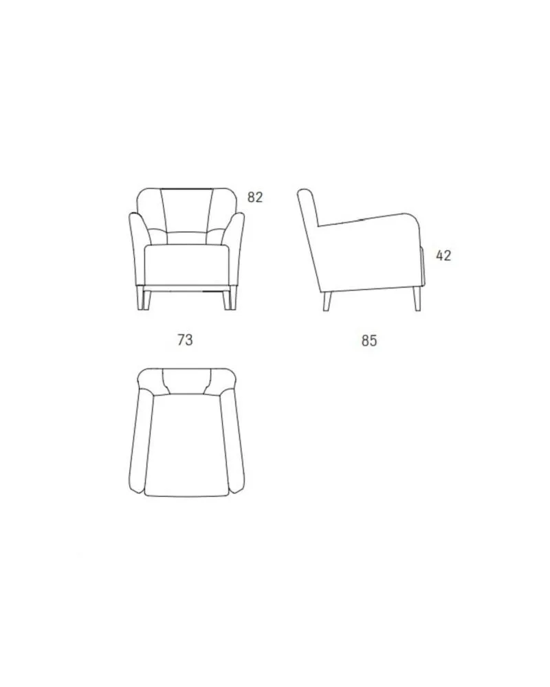 Swedese NOVA -nojatuoli, harmaa - Image 3