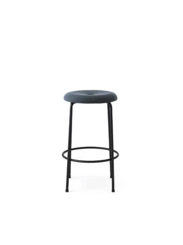 Lammhults TABURETT bar stool, blue-grey / black