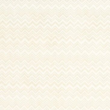 Missoni Home Zig Zag flock - tapetti, valkoinen