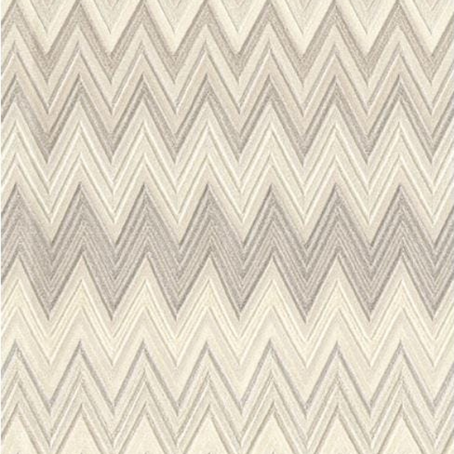 Missoni Home Zig Zag Multicolore wallpaper, light beige