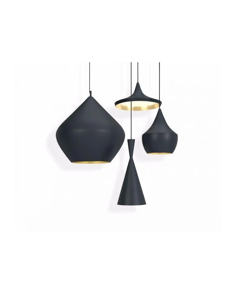 Tom Dixon BEAT TALL LED pendant, black - Image 2