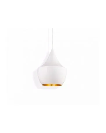 Tom Dixon BEAT FAT LED -riippuvalaisin, valkoinen