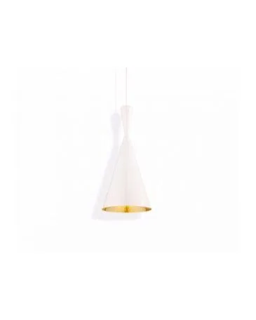 Tom Dixon BEAT TALL LED -riippuvalaisin, valkoinen