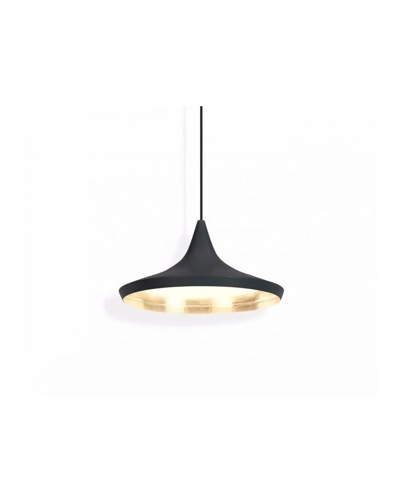 Tom Dixon BEAT WIDE -riippuvalaisin, musta metalli/messinki