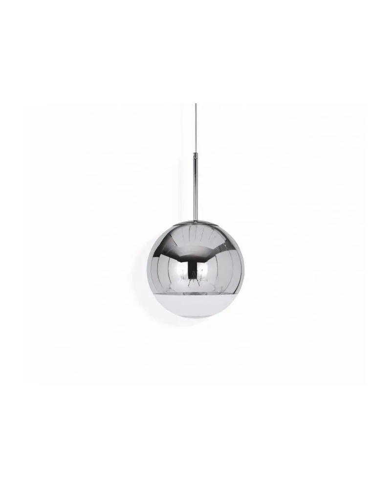 Tom Dixon MIRROR BALL LED pendant, chrome, Ø25 cm
