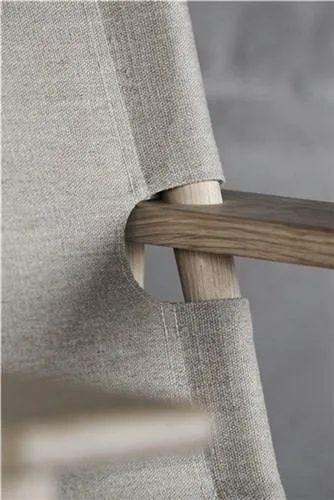 Fredericia THE CANVAS CHAIR -nojatuoli, luonnonväri/saippuoitu tammi - Image 5