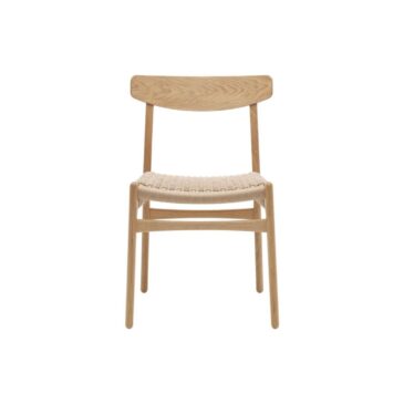 Carl Hansen CH23 chair, oiled oak / natural paper cord